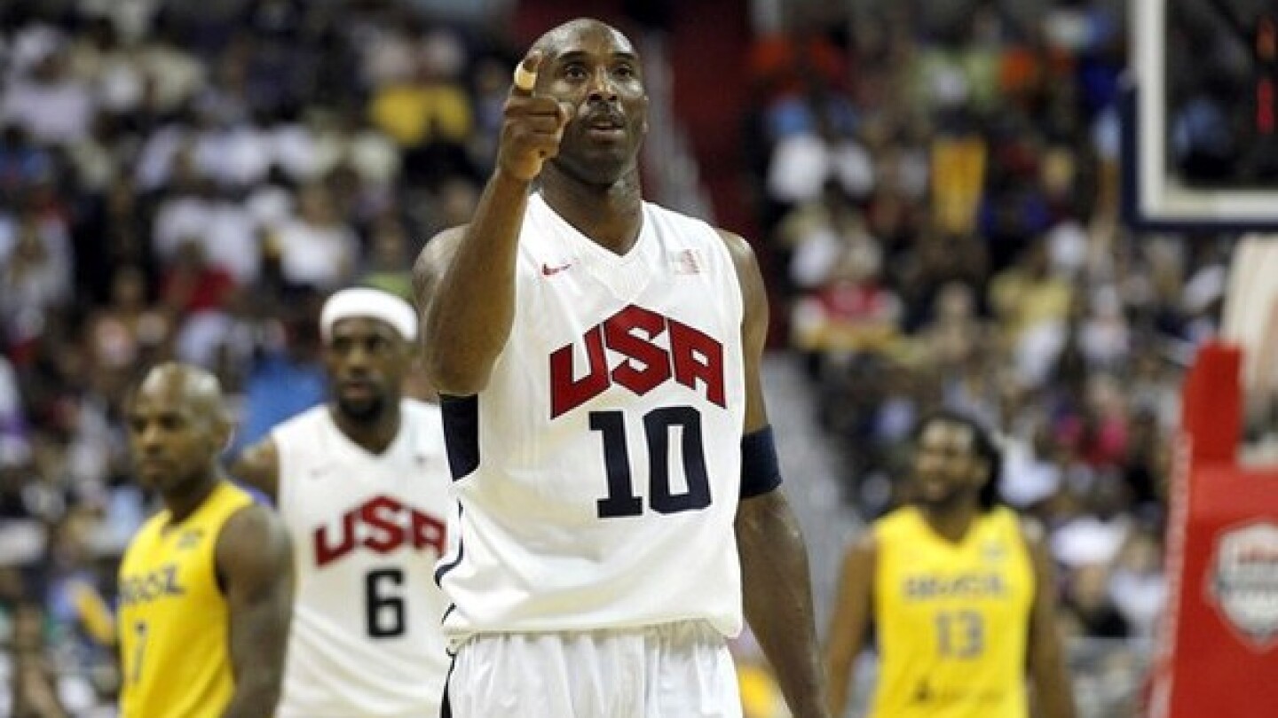 Usa basketball top jersey kobe